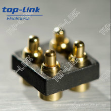 Gold Plated Brass Spring Loaded Contact Pin with Double Row